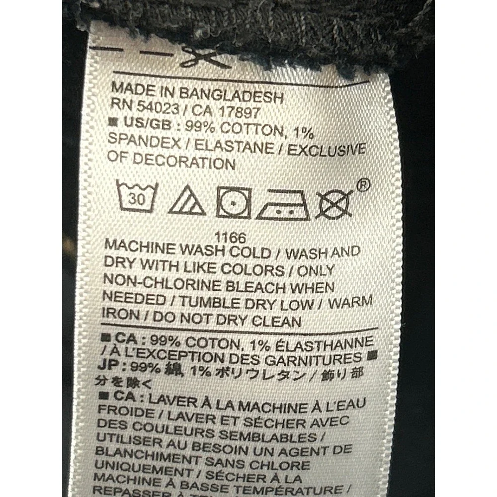Banana Republic Travel Jean Mens 35x32 Black Athletic Fit Stretch Pants Classic